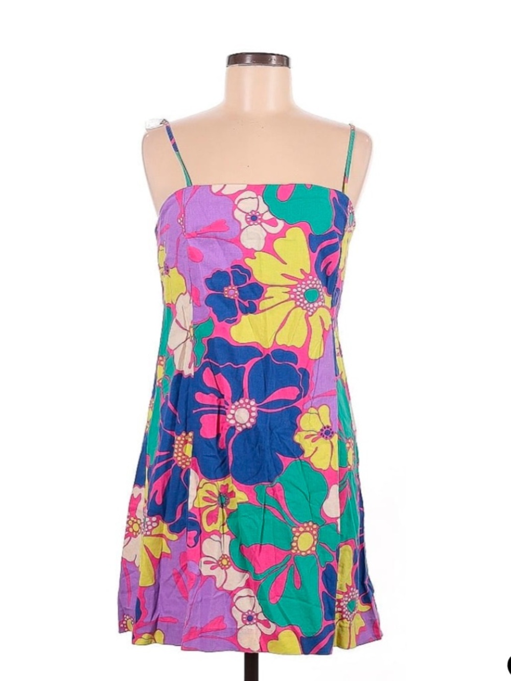 GAP Multicolor Floral Print Summer Top - Pink, Blue, Purple